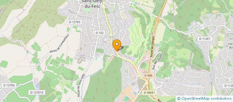 localisation de l'entreprise PIC BL  SAINT-GELY-DU-FESC