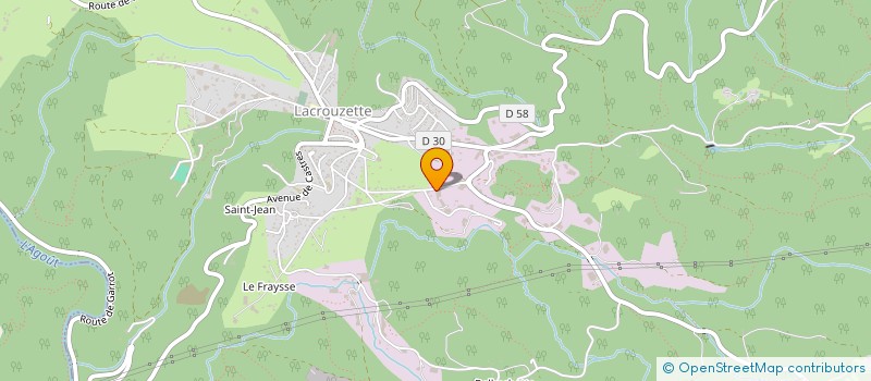 localisation de l'entreprise PIC DES FOURCHES  LACROUZETTE