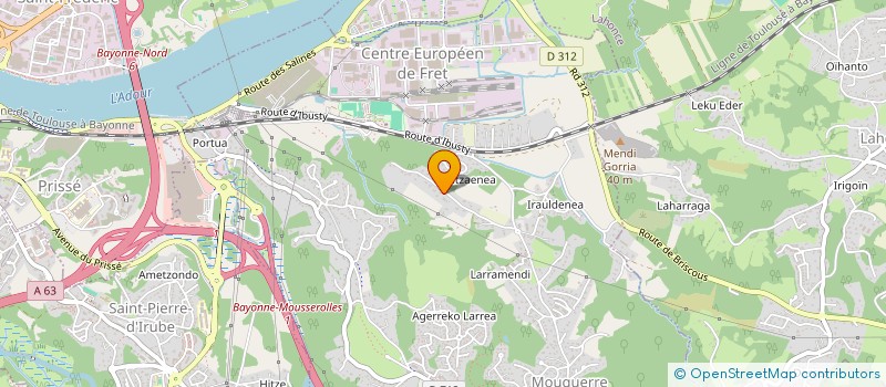 localisation de l'entreprise PIC ET CROC  MOUGUERRE