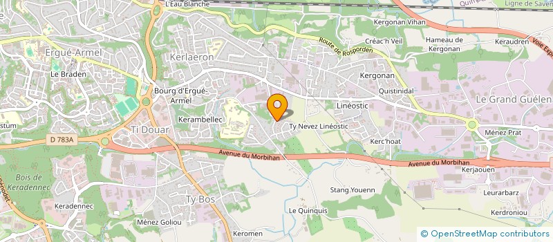 localisation de l'entreprise PIC & PANSE  QUIMPER