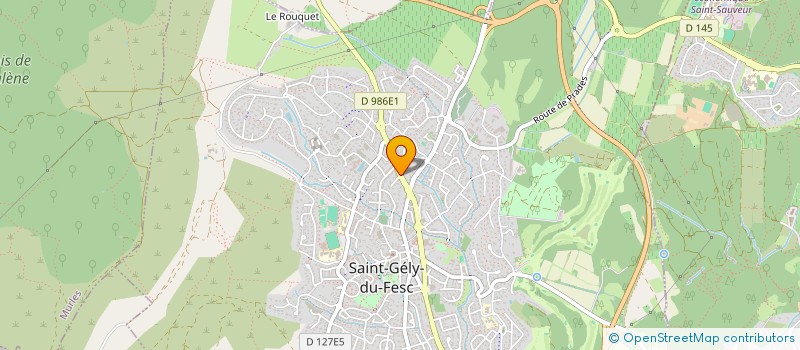 localisation de l'entreprise PIC SAINT LOUP  SAINT-GELY-DU-FESC