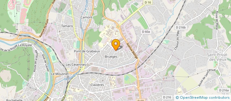 localisation de l'entreprise PIC TELECOM  ALES