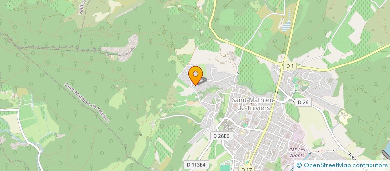 localisation de l'entreprise PIC34  SAINT-MATHIEU-DE-TREVIERS