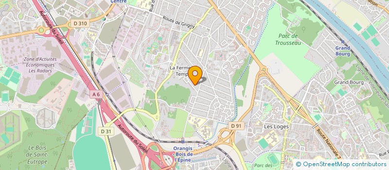 localisation de l'entreprise PICA à RIS-ORANGIS