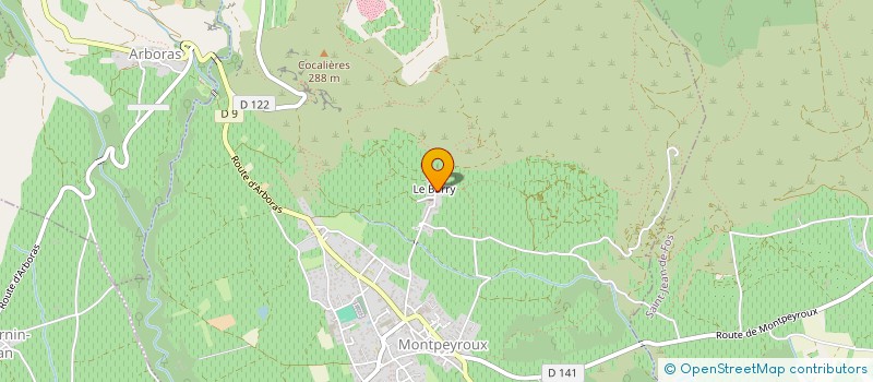 localisation de l'entreprise PICA  MONTPEYROUX