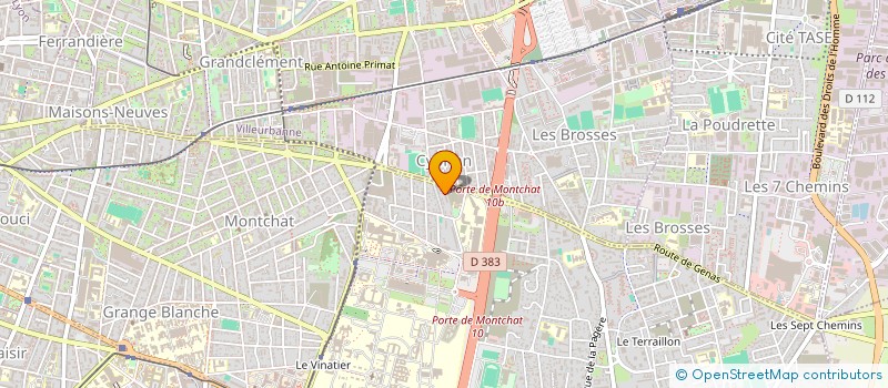 localisation de l'entreprise PICA CARRELAGES à BRON