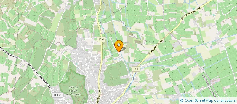 localisation de l'entreprise PICABRIER  CAUMONT-SUR-DURANCE