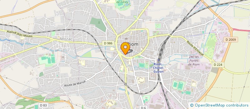 localisation de l'entreprise PICADOR  RIOM