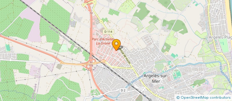 localisation de l'entreprise PICAIL à ARGELES-SUR-MER