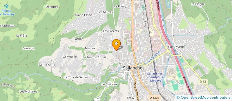 localisation de l'entreprise PICALI 2025 à SALLANCHES