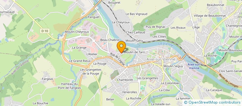 localisation de l'entreprise PICANZ 87 à LIMOGES