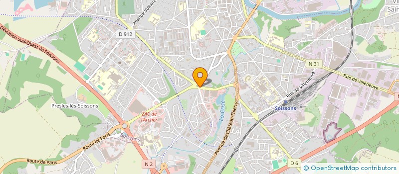 localisation de l'entreprise PICAR WASH à SOISSONS