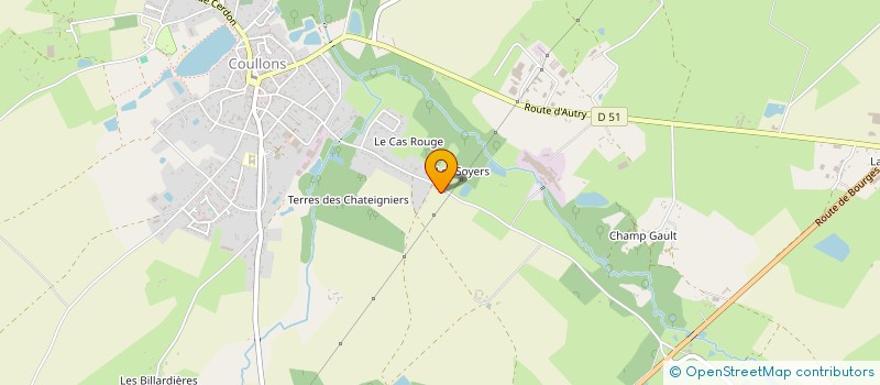 localisation de l'entreprise PICARD à COULLONS
