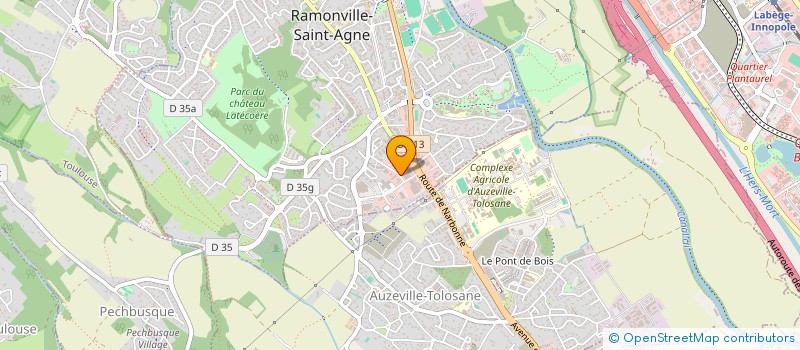 localisation de l'entreprise PICARD AUTOS RAMONVILLE  RAMONVILLE ST AGNE