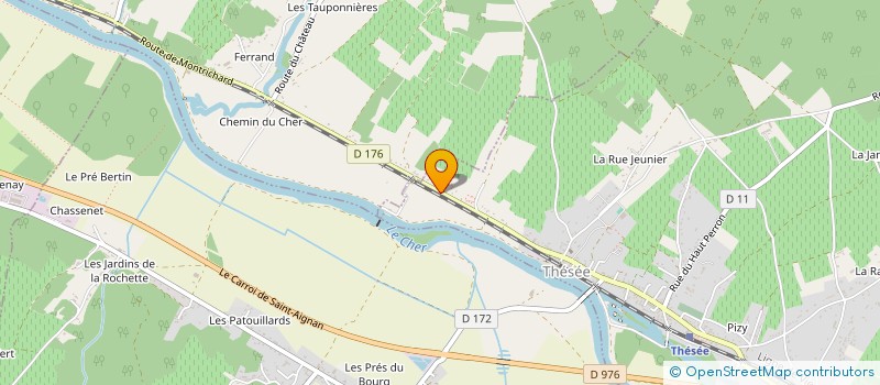 localisation de l'entreprise PICARD BAT à NOYERS-SUR-CHER