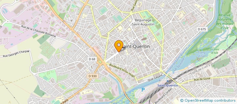 localisation de l'entreprise PICARD BATIMENT à SAINT-QUENTIN