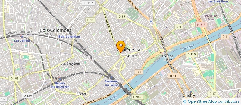 localisation de l'entreprise PICARD C ET PICARD L à ASNIERES-SUR-SEINE