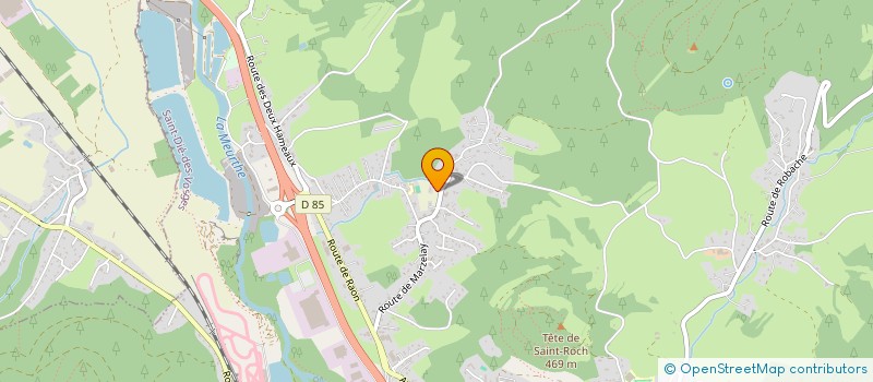 localisation de l'entreprise PICARD DOMINIQUE  SAINT-DIE-DES-VOSGES