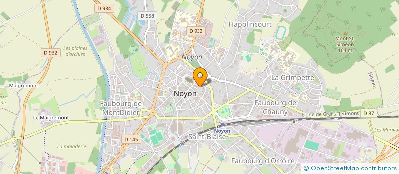 localisation de l'entreprise PICARD ET VIGANO à NOYON