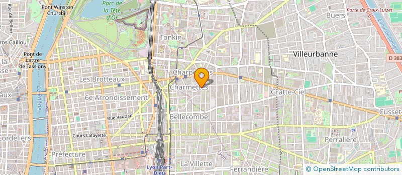 localisation de l'entreprise PICARD HAZAN  VILLEURBANNE