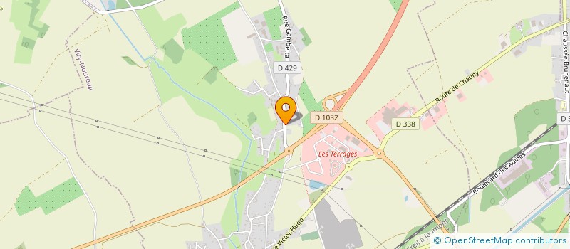 localisation de l'entreprise PICARD'IMMO à CHAUNY