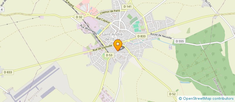 localisation de l'entreprise PICARD IMMOBILIER à SAINT-ANDRE-DE-L'EURE