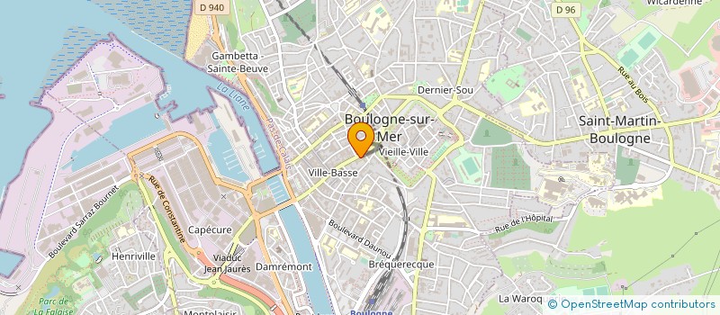 localisation de l'entreprise PICARD IMMOBILIER à BOULOGNE-SUR-MER