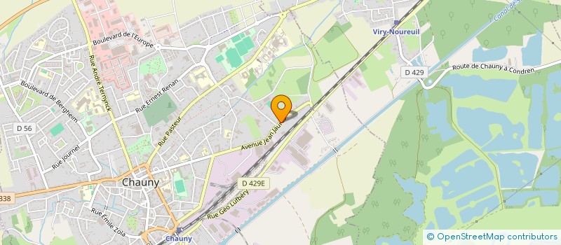 localisation de l'entreprise PICARD IMPORT à CHAUNY
