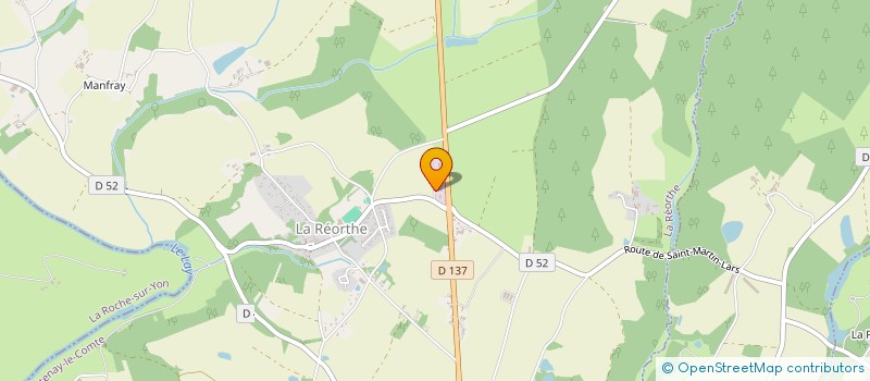 localisation de l'entreprise PICARD INVEST  LA REORTHE