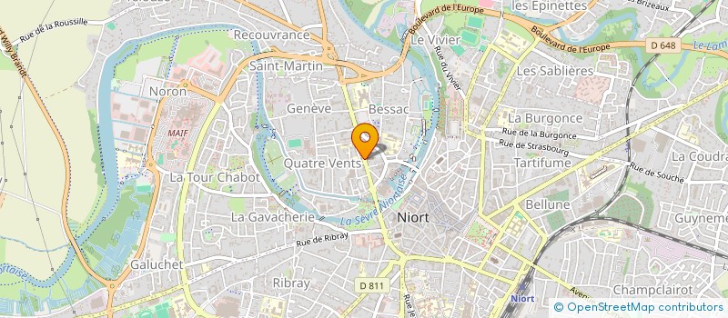 localisation de l'entreprise PICARD-MERENDA  NIORT