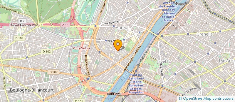 localisation de l'entreprise PICARD S.A.S.  PARIS 16