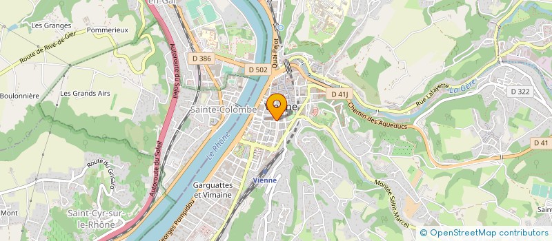 localisation de l'entreprise PICARD SAS à VIENNE