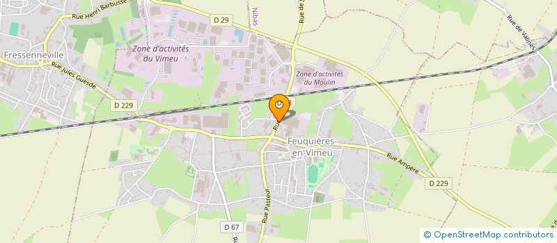 localisation de l'entreprise PICARD-SERRURES à FEUQUIERES-EN-VIMEU
