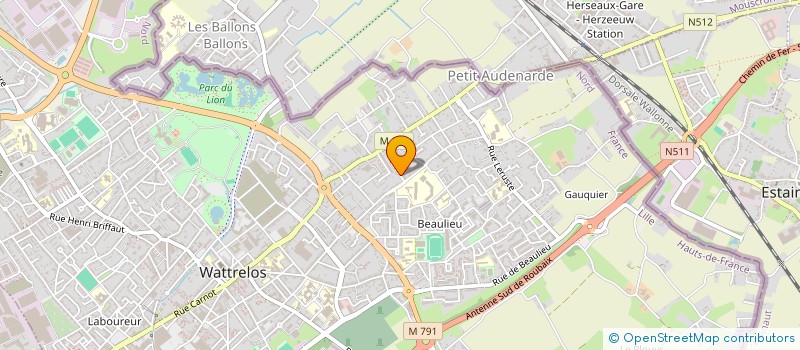 localisation de l'entreprise PICARDIE à WATTRELOS
