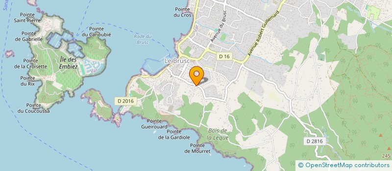 localisation de l'entreprise PICARDIE - BASTIDE 165 à SIX-FOURS-LES-PLAGES