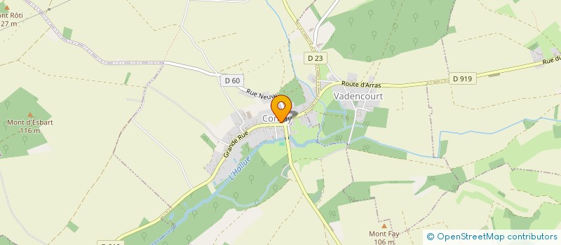 localisation de l'entreprise PICARDIE COURTAGE  PUCHEVILLERS