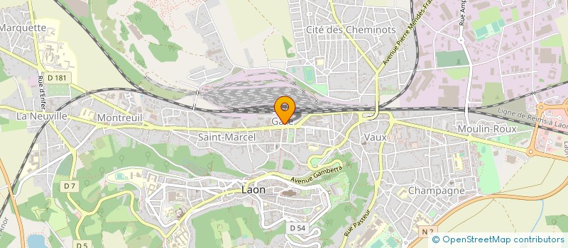 localisation de l'entreprise PICARDIE ENERGIE BOIS à LAON