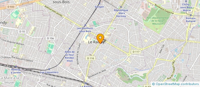 localisation de l'entreprise PICARDIE ENERGIE SOLAIRE à LE RAINCY