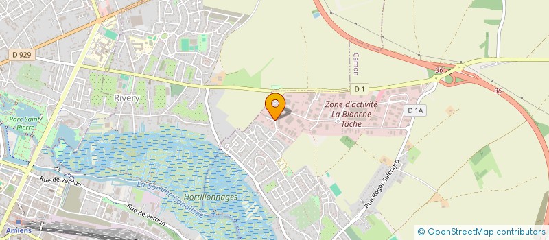 localisation de l'entreprise PICARDIE ENVIRONNEMENT à CAMON