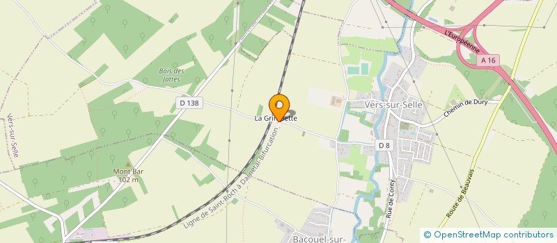 localisation de l'entreprise PICARDIE GRANULATION  CHAULNES