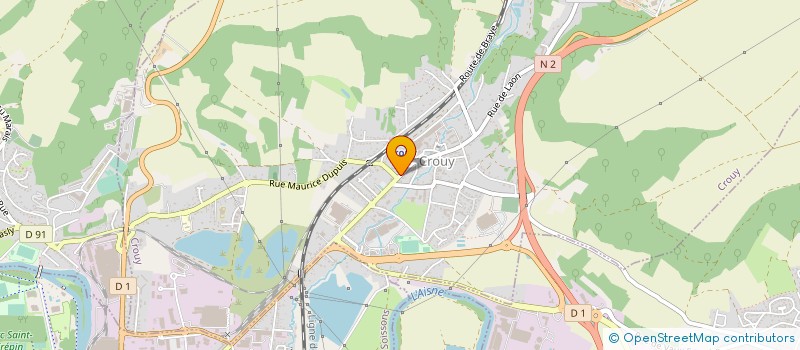 localisation de l'entreprise PICARDIE HABITATIONS à CROUY