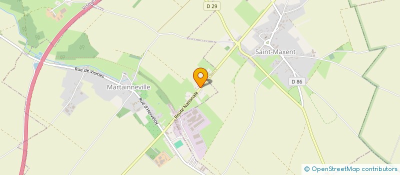 localisation de l'entreprise PICARDIE LOCATION à MARTAINNEVILLE