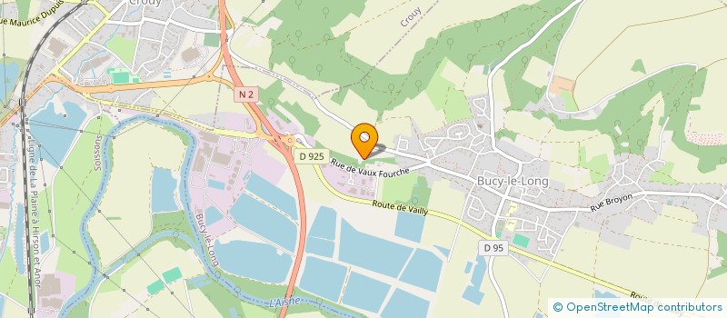 localisation de l'entreprise PICARDIE LOISIRS à BUCY-LE-LONG