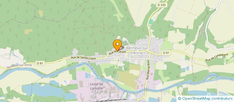 localisation de l'entreprise PICARDIE OBSTACLES  BERNEUIL-SUR-AISNE