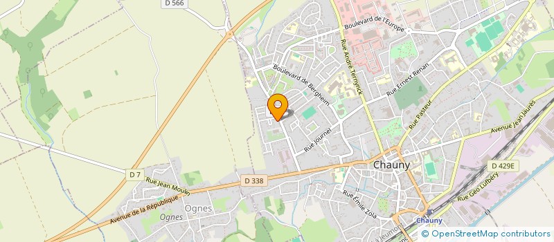 localisation de l'entreprise PICARDIE SOL à CHAUNY