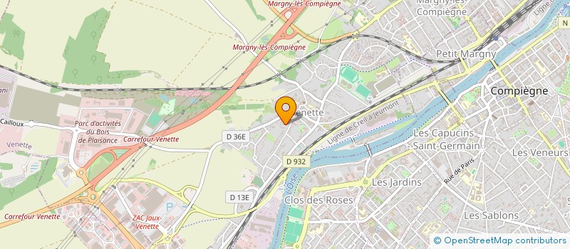 localisation de l'entreprise PICARDIE-VEHICULES INDUSTRIELS à CLAIROIX