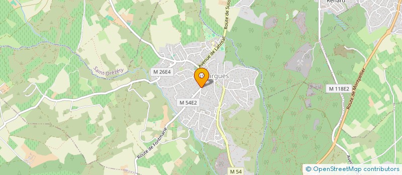 localisation de l'entreprise PICAREL CONSTRUCTIONS à SUSSARGUES
