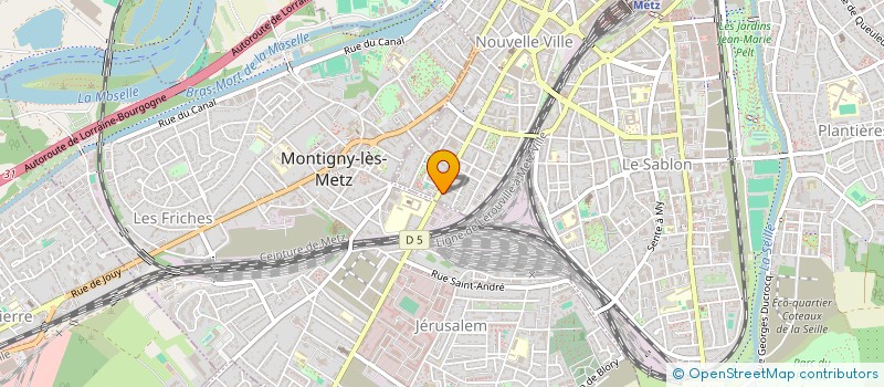 localisation de l'entreprise PICARMEJO  METZ