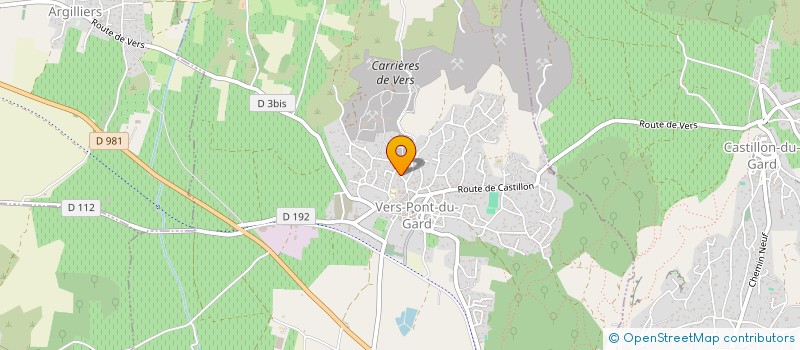 localisation de l'entreprise PICARY  VERS-PONT-DU-GARD