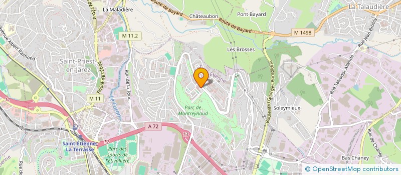 localisation de l'entreprise PICASSO  SAINT-ETIENNE